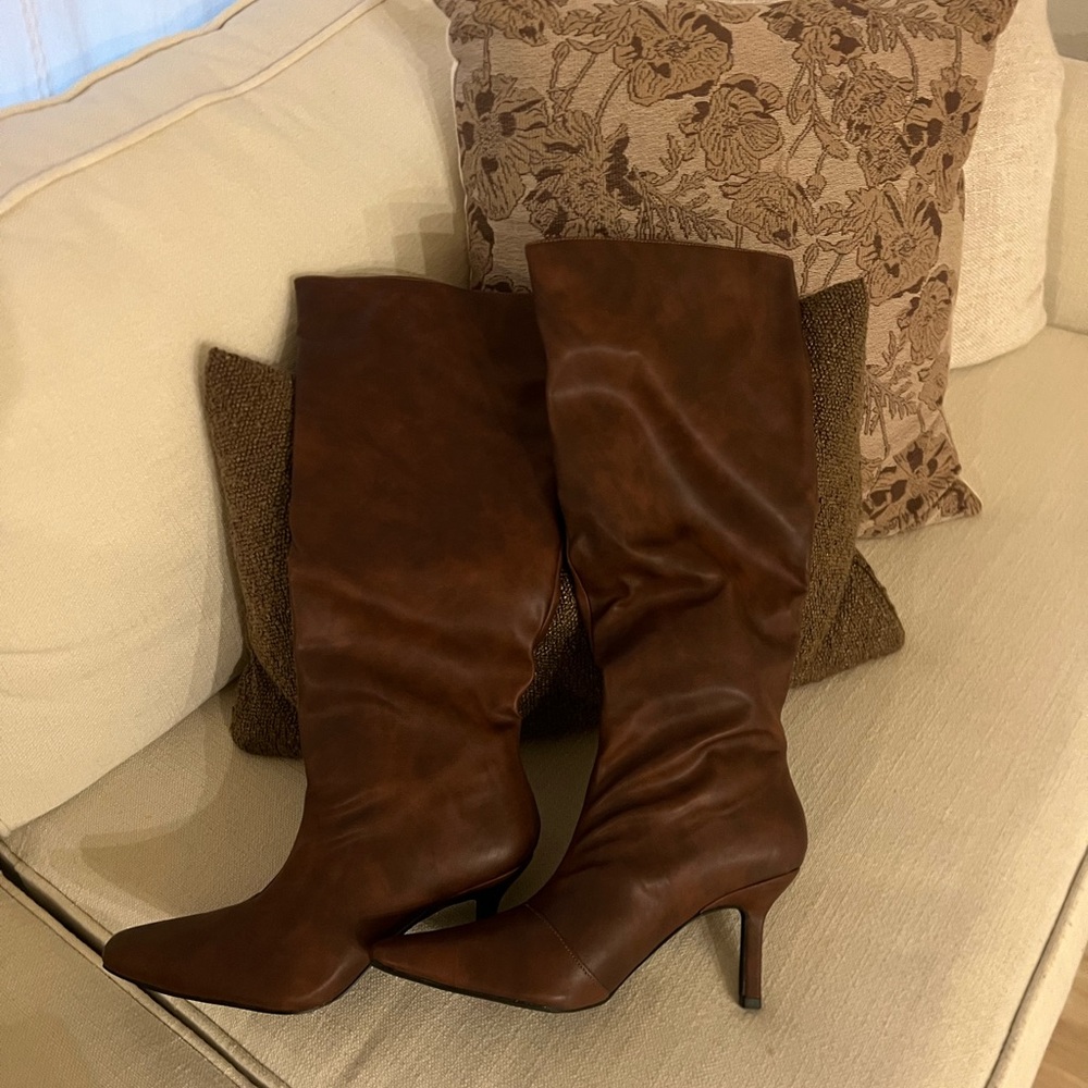 Brown Leather Boots